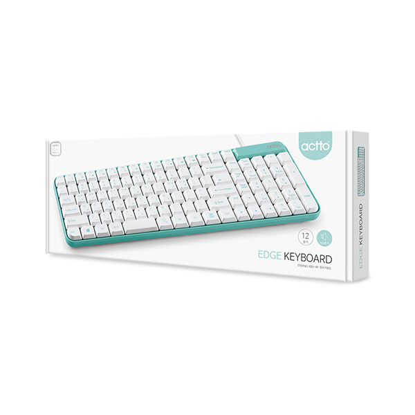 Bàn phím máy tính văn phòng có dây Edge - Edge Keyboard Actto KBD-49 - Hàng chính hãng