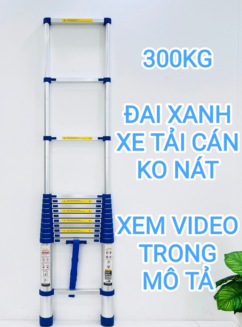 Thang rút đơn 5m đai xanh Sumika - Thang rút chiếc