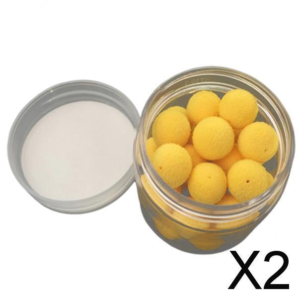 2x1 Box Smell Carp Fishing Bait Boilies Eggs Floating Ball Beads Feeder
