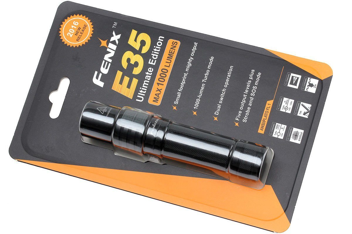Đèn pin Fenix - E35 UE - 1000 Lumens (2016 Edition - Kèm 01 Pin Fenix 2600U mAh)