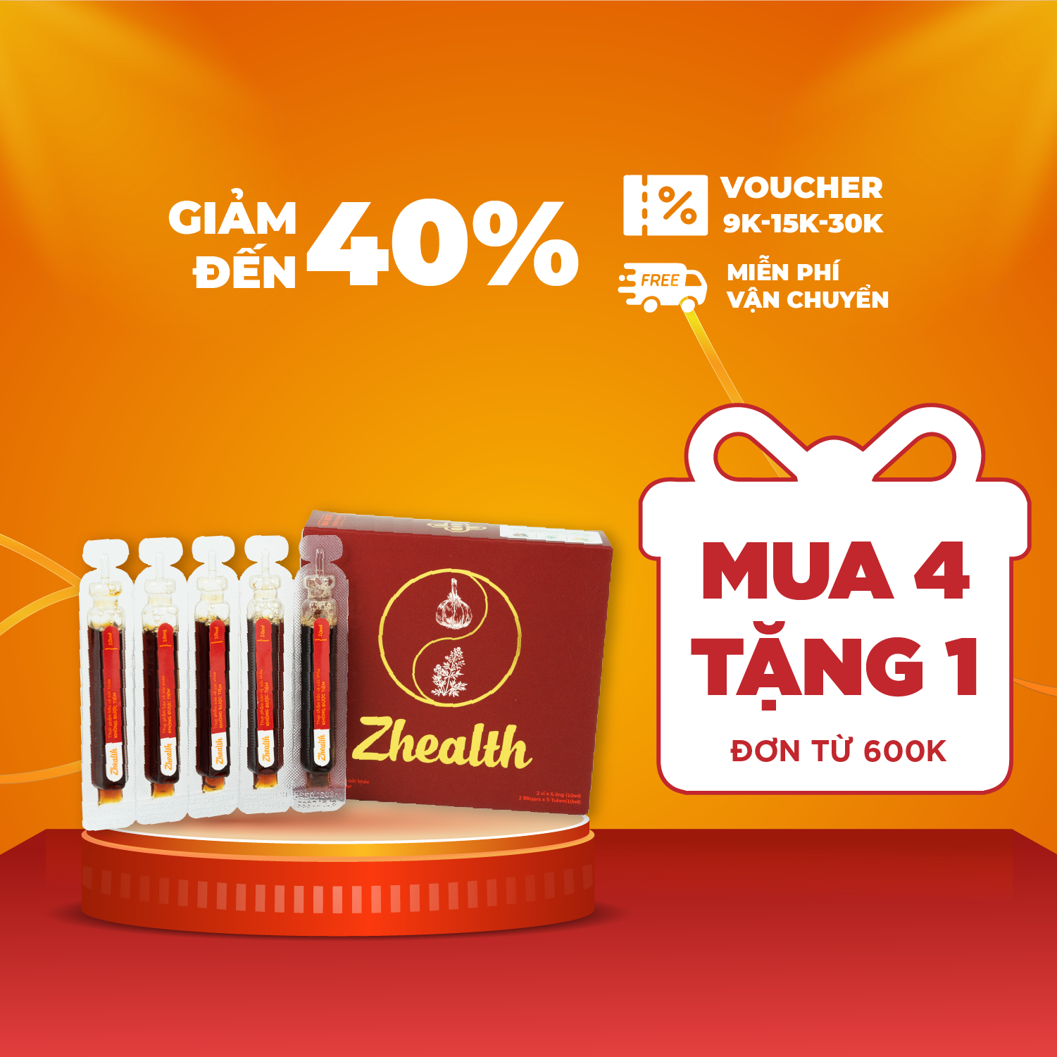 Combo 6 Siro Ho Zhealth Tăng Sức Đề Kháng, Giảm Ho, Đau Rát Họng, Cảm Cúm, Viêm Họng, Viêm Amidan