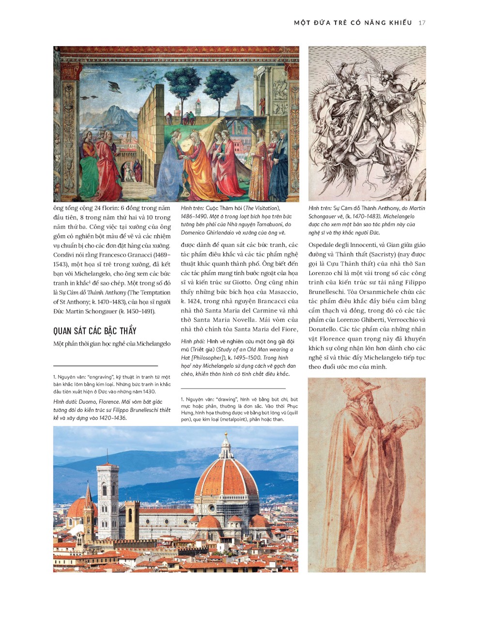 MICHELANGELO Cuộc đời và tác phẩm qua 500 hình ảnh – Bìa cứng in màu toàn bộ - Omega Plus