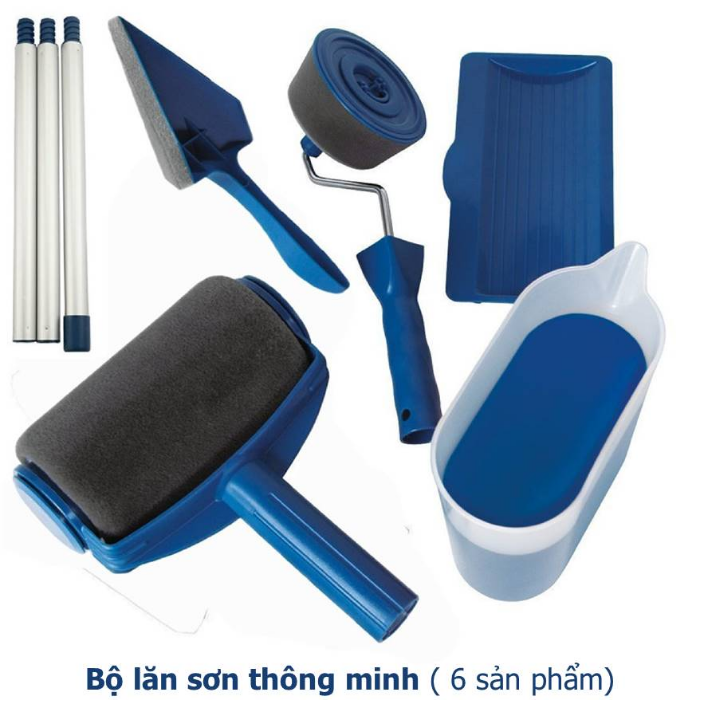 Bộ lăn sơn thông minh công nghệ mới 206772 (Bộ 6 sản phẩm)