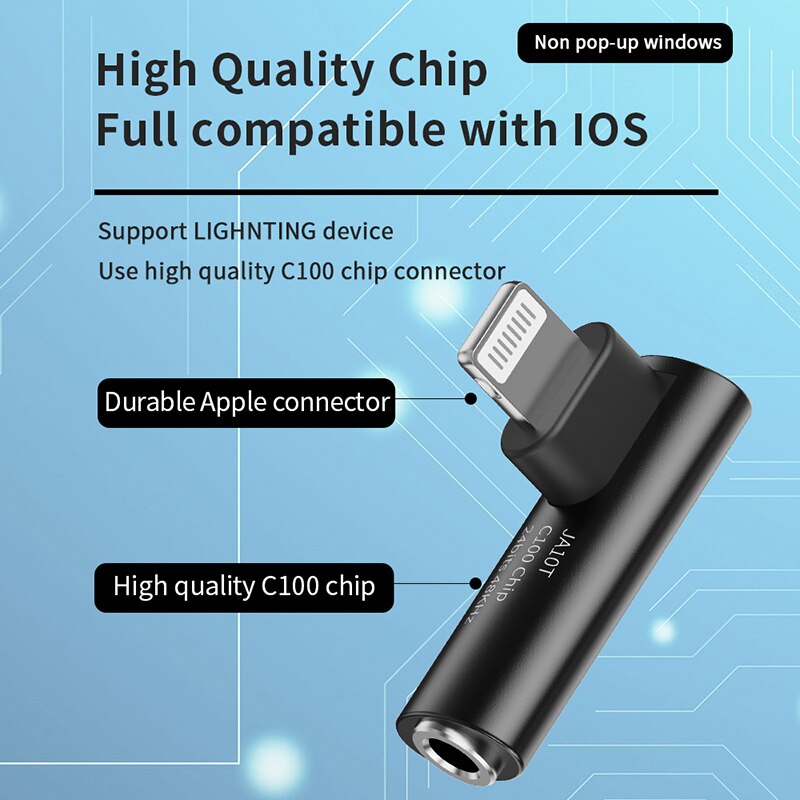 [NC] JCALLY JA10T Bộ giải mã với Chip C100 | Cáp chuyển đổi âm thanh | Dongle Dac Amp | Hàng chính hãng