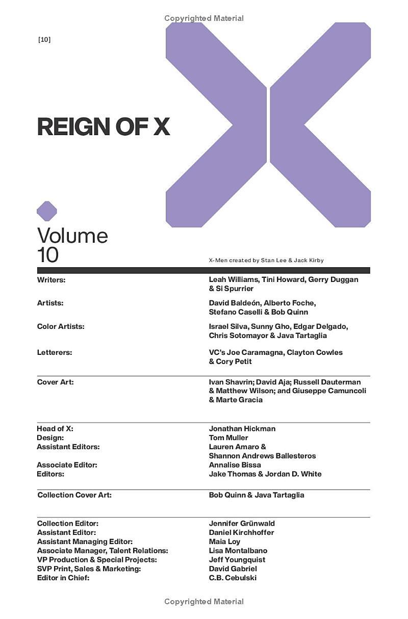 Reign Of X Vol. 10