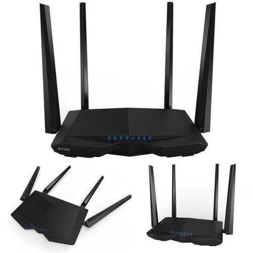 Bộ Phát Wifi Tenda AC6 4 râu Băng Tần Kép 1200 xuyên tường - Hàng Chính Hãng