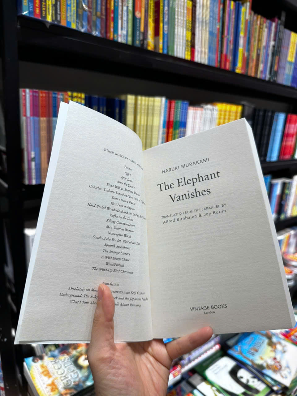 Sách - The Elephant Vanishes by Haruki Murakami/English/Fiction/Novel