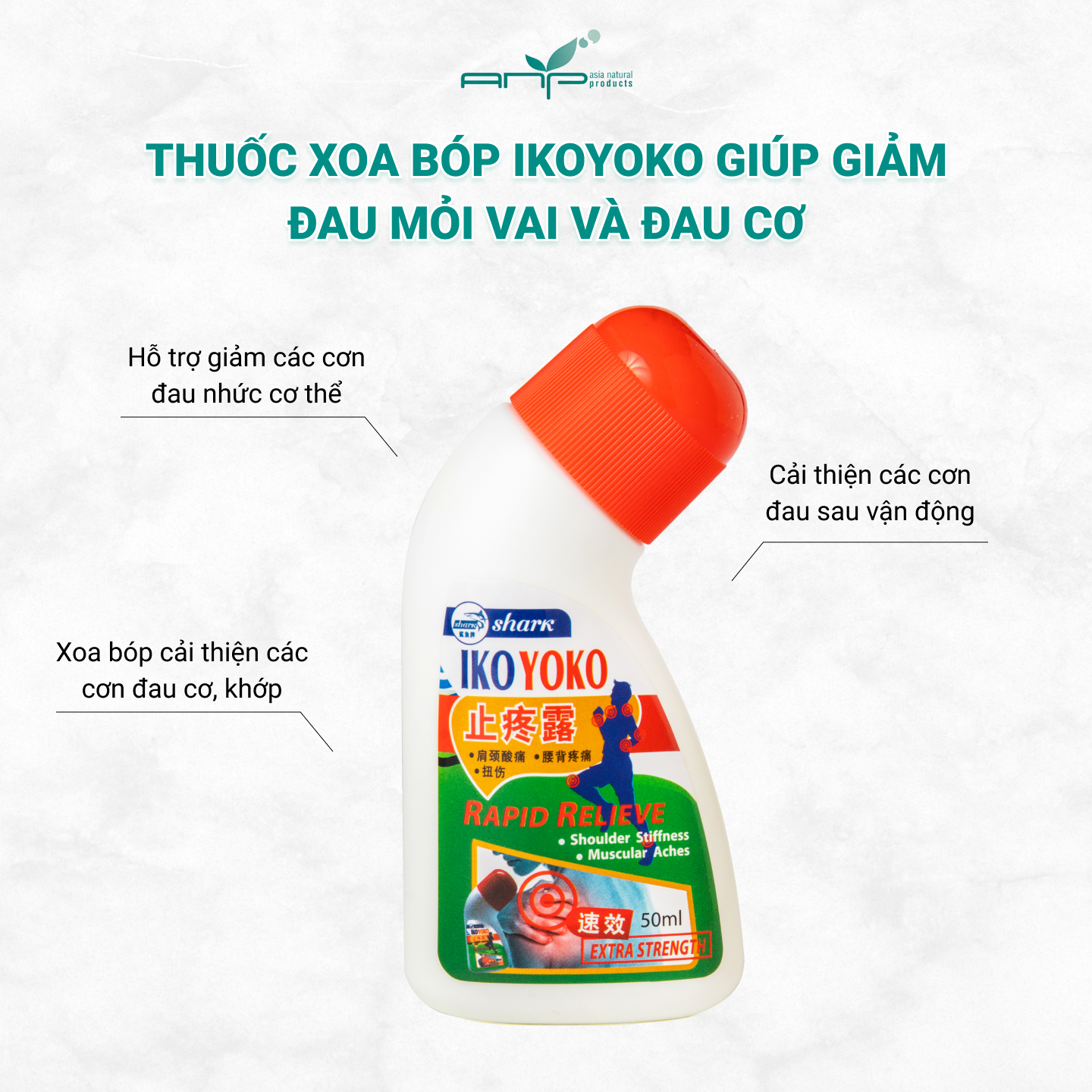 Dầu Xoa Bóp Singapore Thảo Dược Với Khả Năng Thẩm Thấu Cao Ikoyoko Hỗ Trợ Giảm Đau Mỏi Vai Và Đau Cơ Thương Hiệu Cổ Truyền 50ml