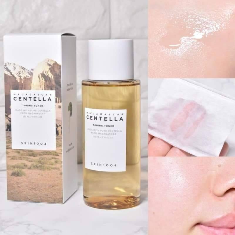 Bộ 3 Sản Phẩm Dưỡng Da Giảm Mụn Skin1004 Madagascar Centella (Dầu tẩy trang + Sữa rửa mặt + Toner)