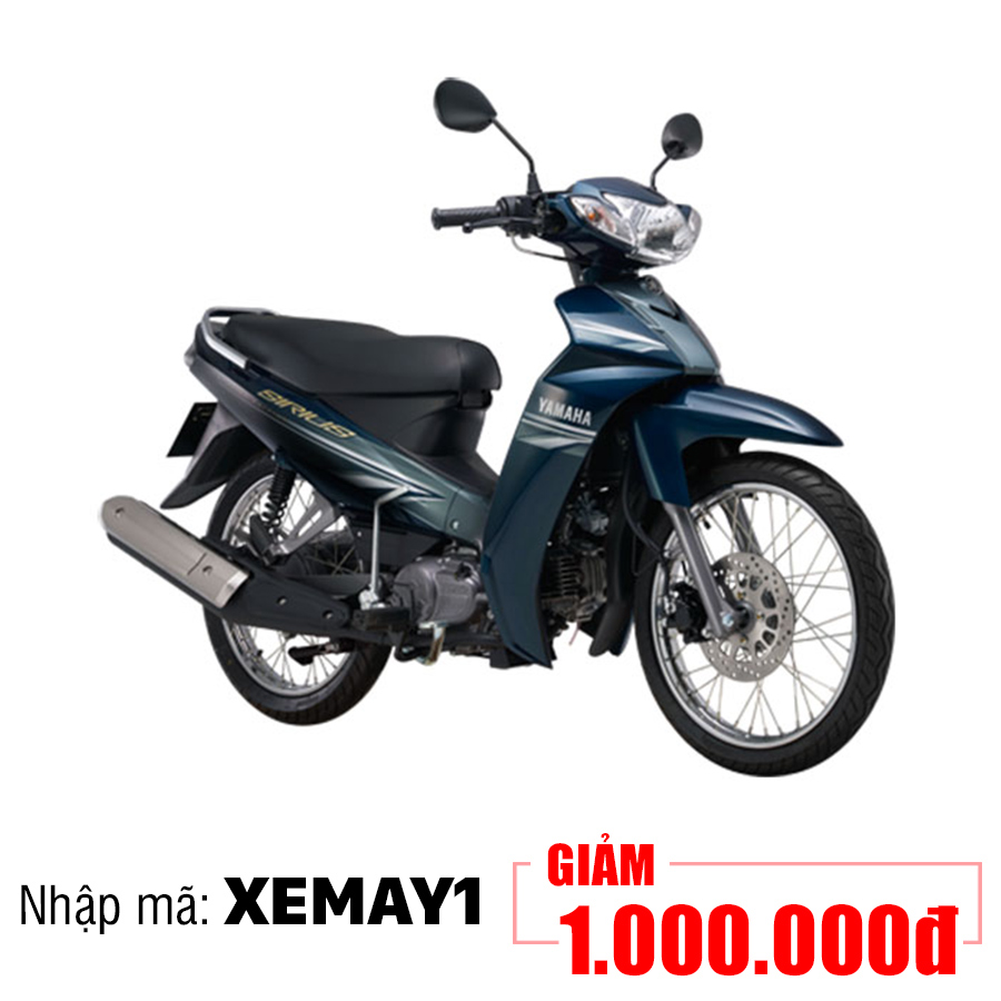 Xe Máy Yamaha Sirius Bánh Căm Phanh Đĩa - Xanh