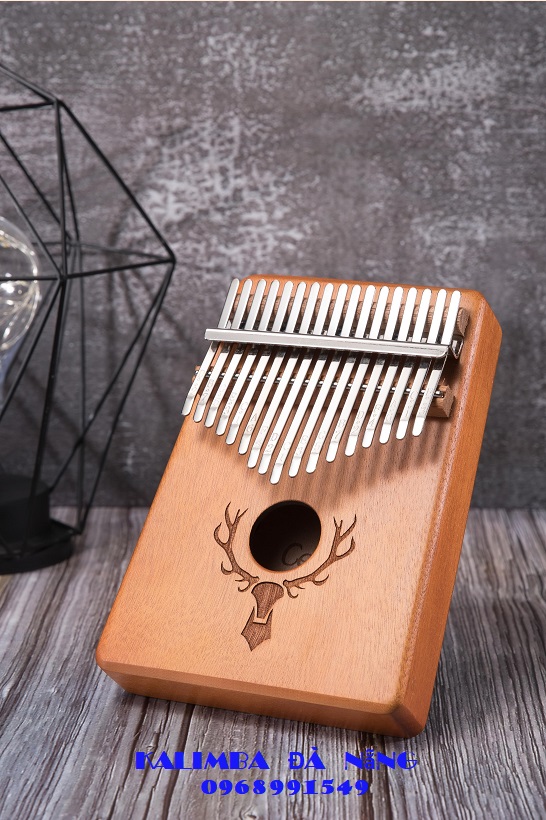 Kalimba CEGA C2E17M gỗ mahogany 17 phím khắc nốt sẵn, âm thanh hay, đầy đủ phụ kiện