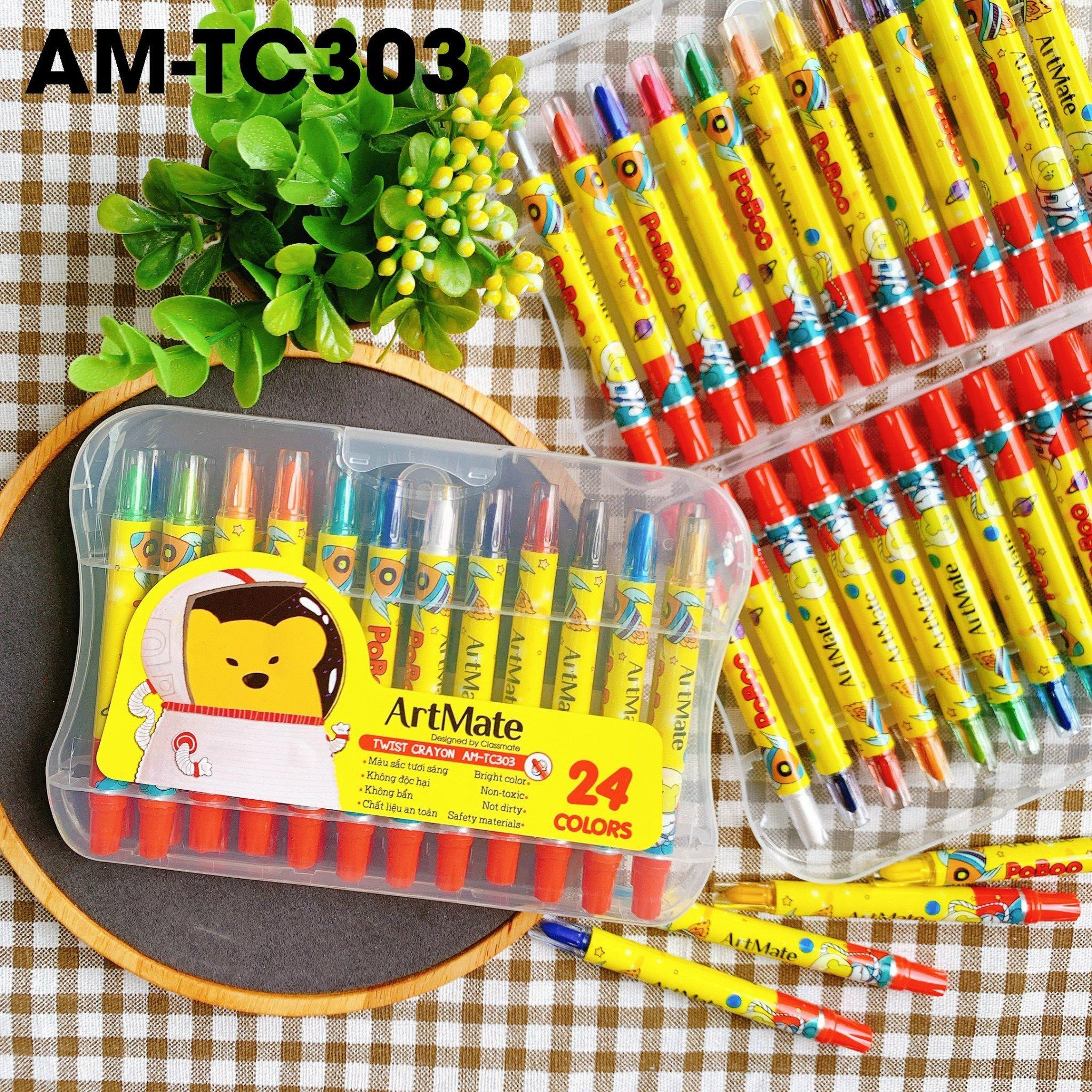 Bút sáp vặn Classmate CL-TC303 hộp 24 chiếc