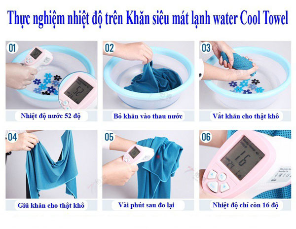 Bán buôn khăn lạnh Water Cool Towel siêu mát