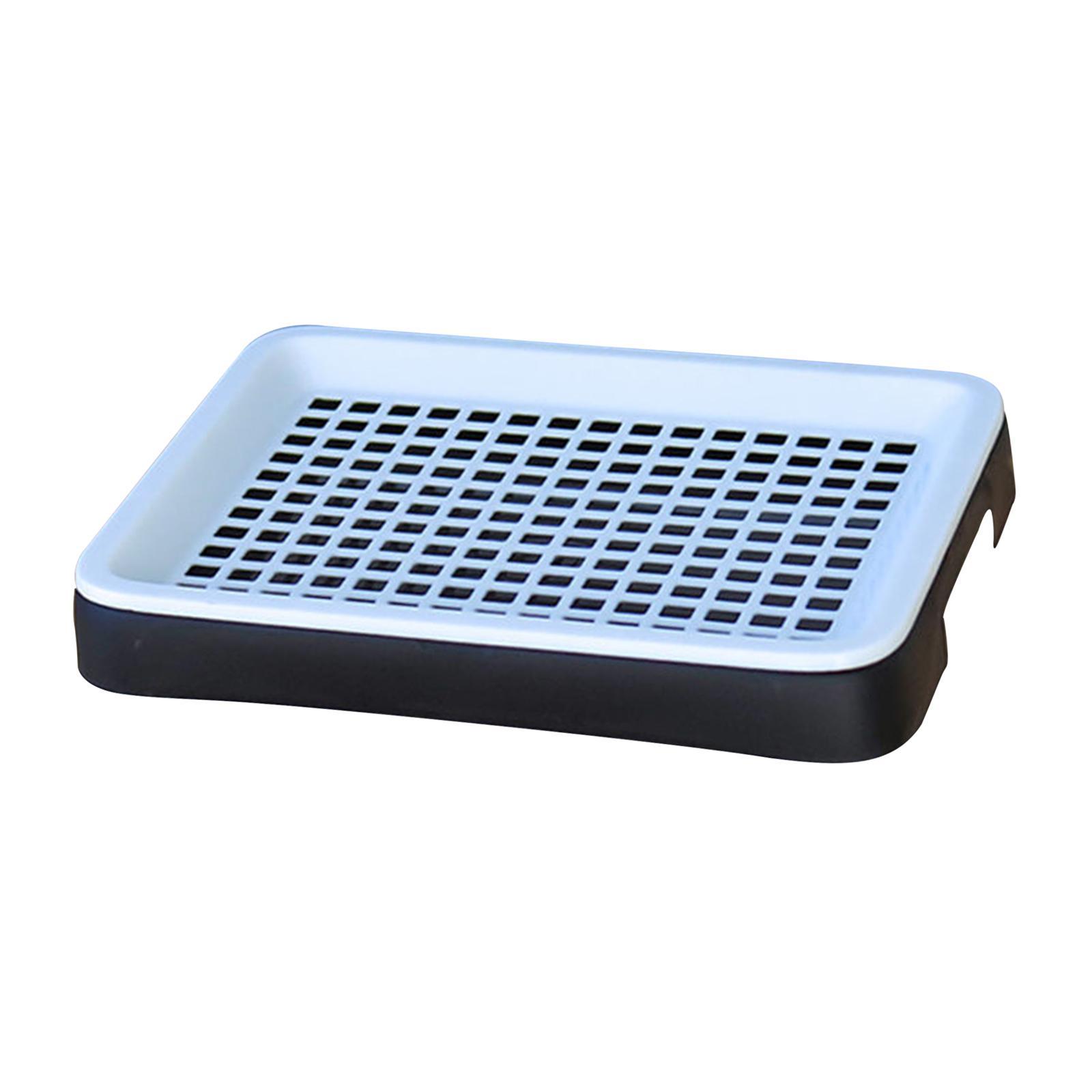 Rabbit Bedpan Portable Pee Pan Tray Guinea Pig Litter Pan for Hamster Guinea Pigs Birds Pet Supplies Small Animals