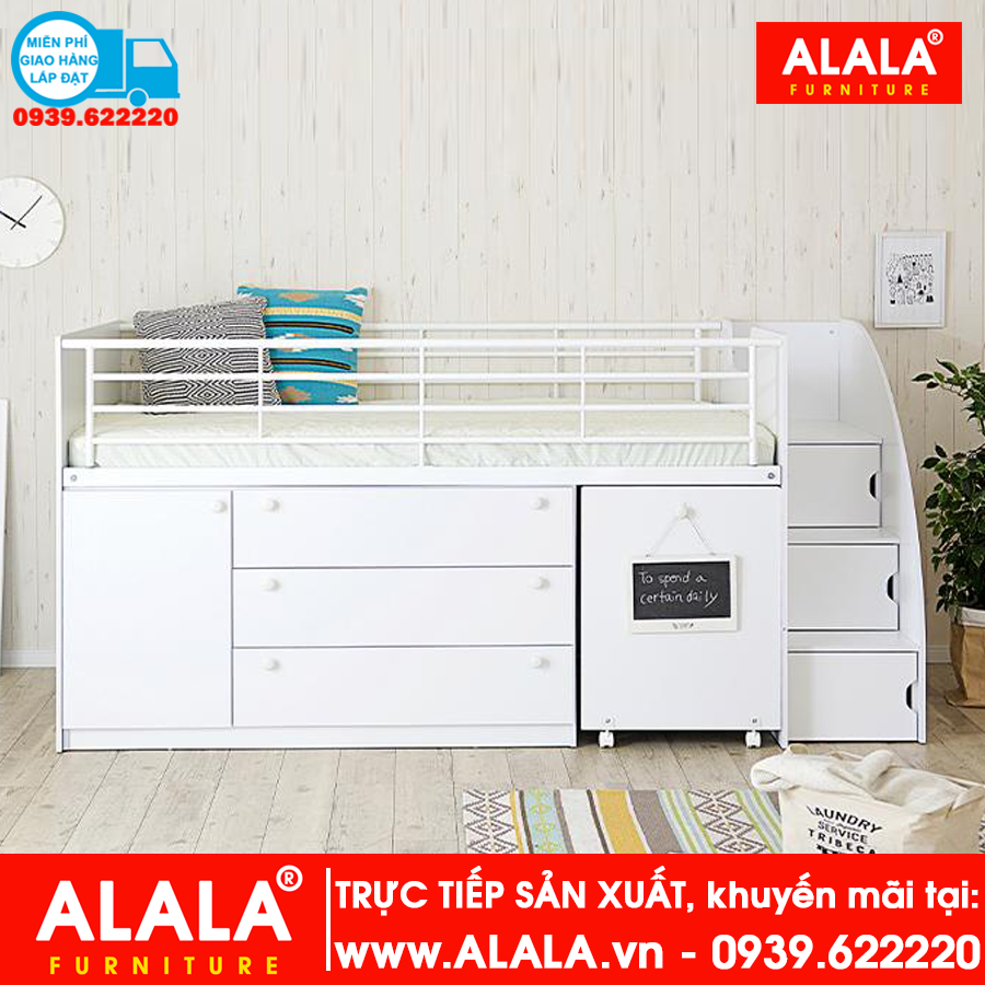 Giường tầng cho Bé ALALA128 cao cấp - www.ALALA.vn - Za.lo: 0939.622220