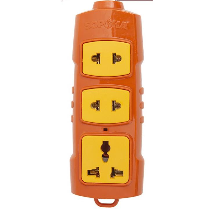 Ổ cắm điện lõi sứ CHỊU TẢI 6000W chịu tải tương đương 3 bếp lẩu nhựa abs chịu va đập cao