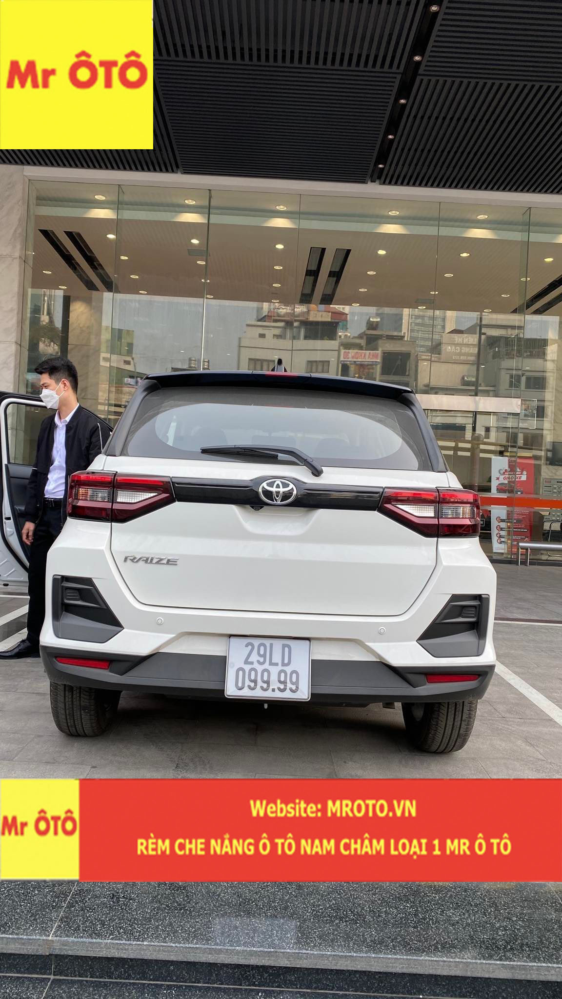 Rèm Che Nắng Xe Toyota Raize Hàng Loại 1 Chuẩn From, Dày Dặn