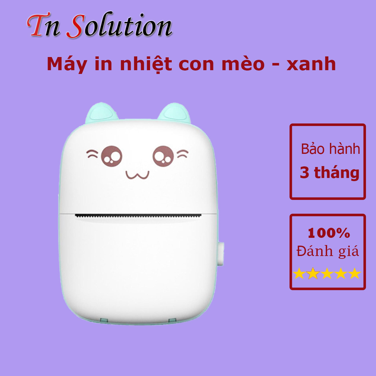 Máy in bill hóa đơn, máy in mini cầm tay bluetooth bỏ túi hỗ trợ trên điện thoại android ios - tặng 5 cuộn giấy in