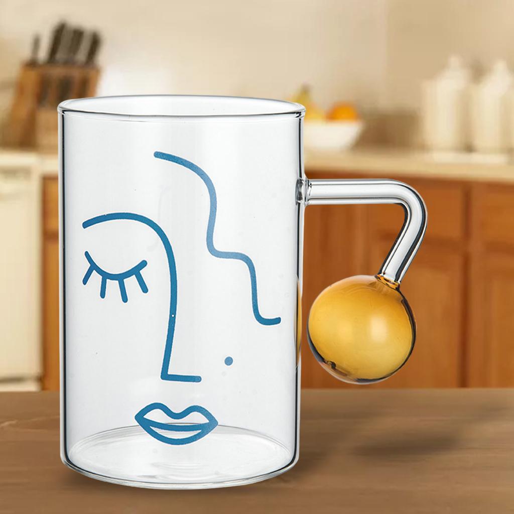 270/400ml Solid Glass Cups Tea Cup Coffee Mug   Cups Tall