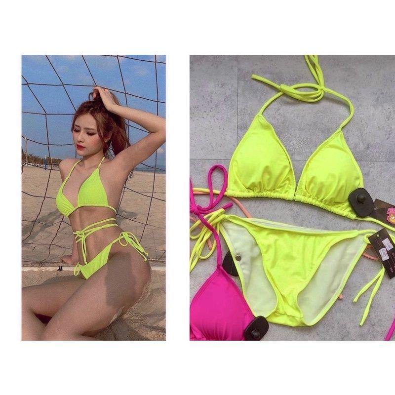 bikini đồ bơi tam giác 2 mảnh kèm hinh ảnh thật