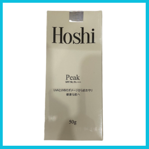 Kem Chống Nắng Hoshi Peak Hỗ trợ bảo vệ da trước tác hại của ánh nắng mặt trời