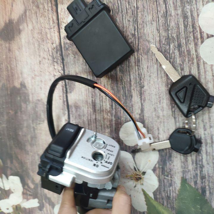 Bộ khóa xe SH Mode, SH Việt 125i - 150i có chíp -TKAs.2812