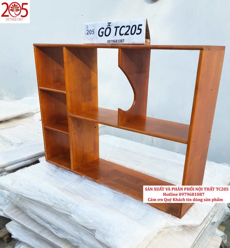 MIỄN SHIP Kệ Sách, Giá Sách Treo Tường Gỗ Tự Nhiên Tiện Lợi 80cm - 205TC - Get free shipping205TC practical natural wood wall mounted bookshelf, bookshelf