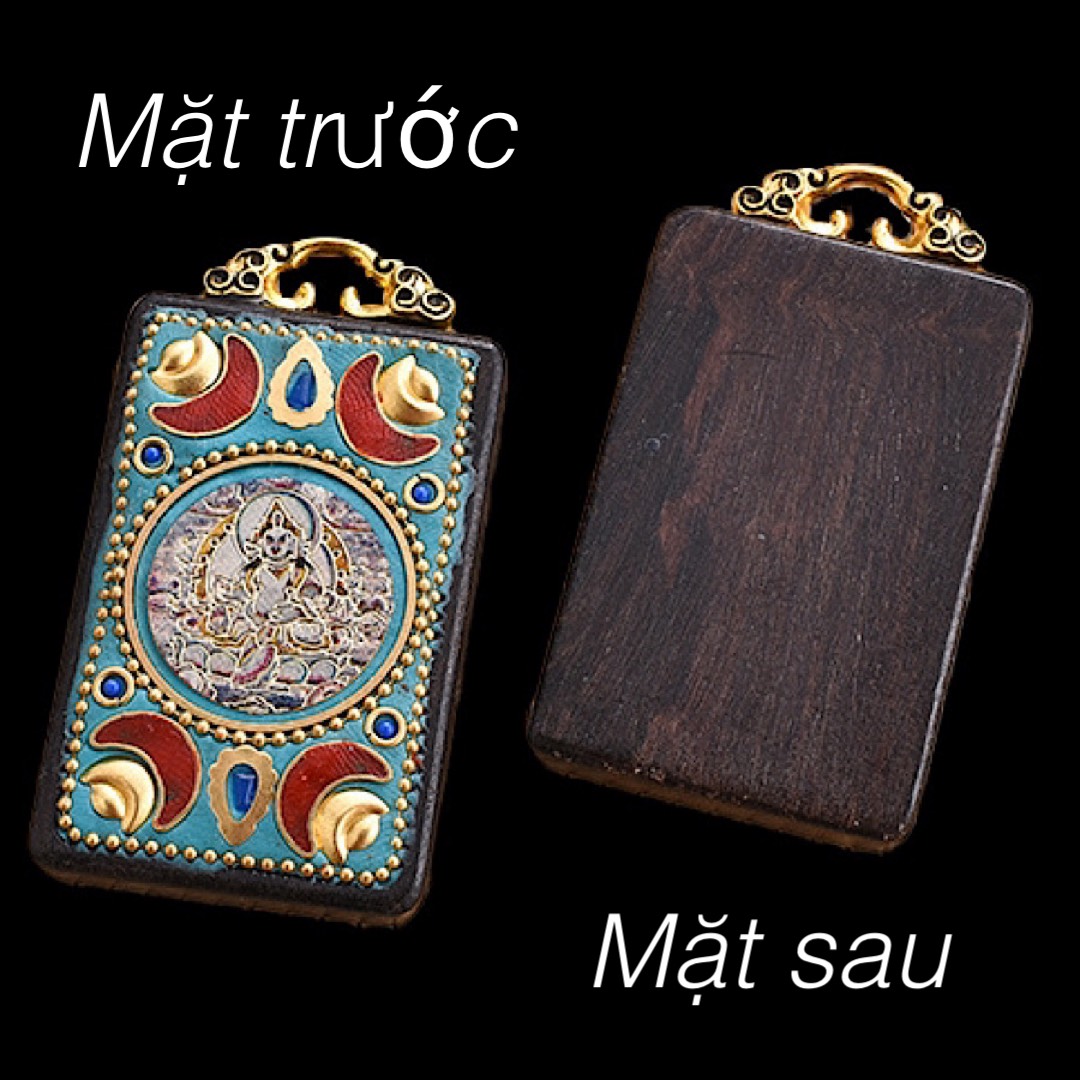 MẶT DÂY CHUYỀN HOÀNG THẦN TÀI TÂY TẠNG BẰNG GỖ MUN