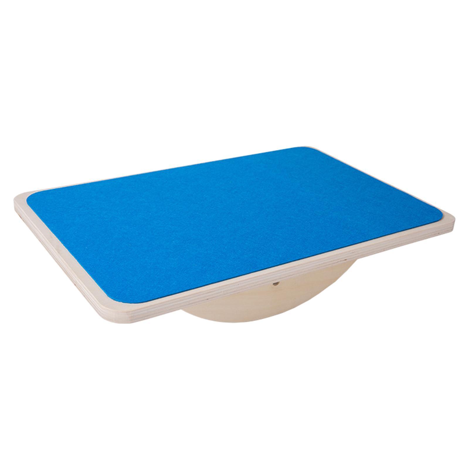 Wooden Balance Board Curvy Equipment Interactive Rocker Board Standing