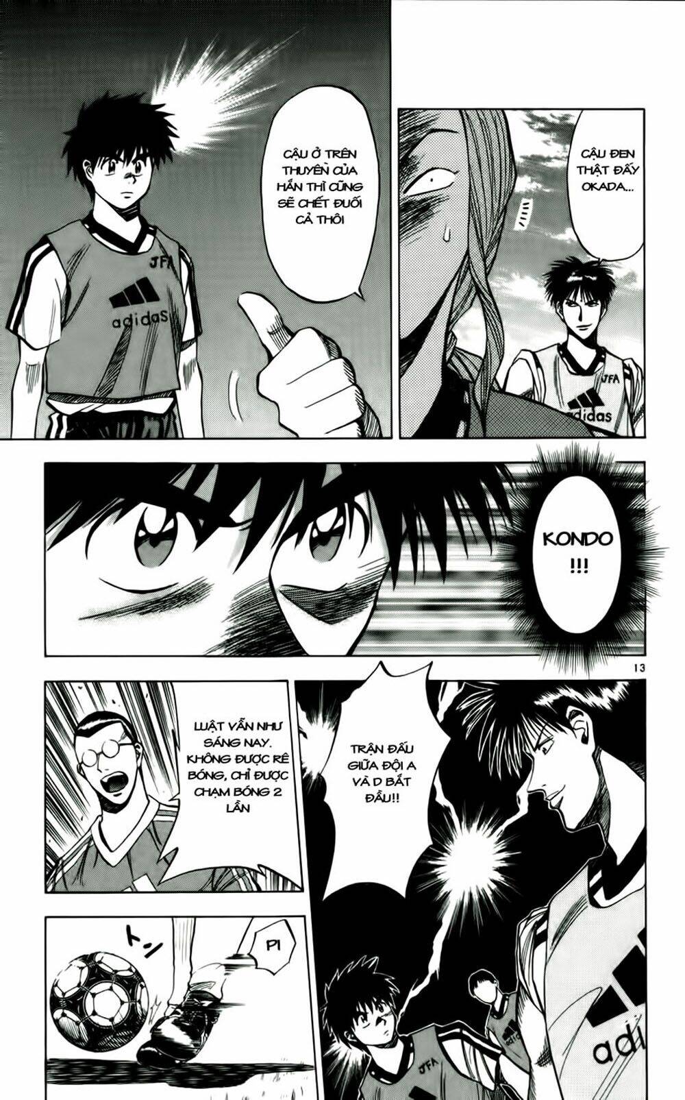 vũ điệu trên sân cỏ - fantasista chapter 40 13