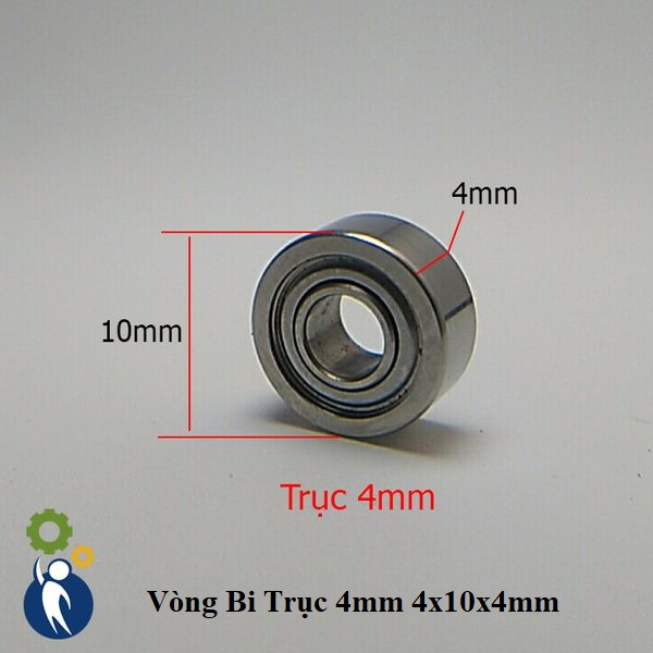 Bộ 2 Cái Vòng Bi Trục 4mm 4x10x4mm