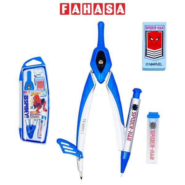 Bộ Compa Spider-Man Kèm Ngòi Chì Và Gôm Tẩy - iiGEN YZ310072