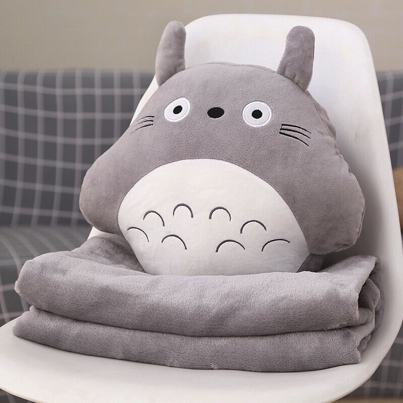 Bộ Chăn Gối Văn Phòng 3in1 TOTORO