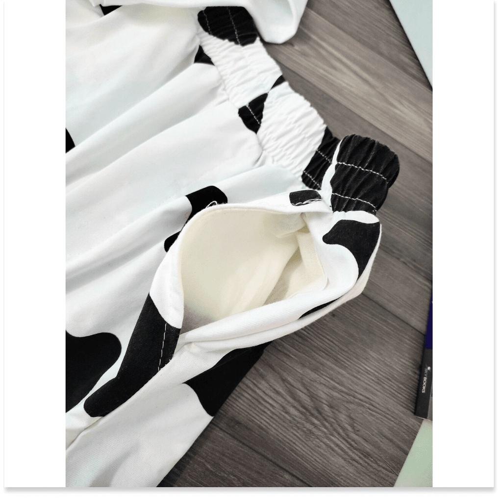 Set bộ mặc cute BÒ SỮA HOT TREND 2021 KME FASHION