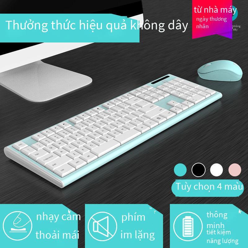 Ưu đãi tốt nhất Bộ bàn phím và chuột không dây Fude máy tính xách tay mỏng máy tính để bàn máy tính văn phòng gia đình Amazon