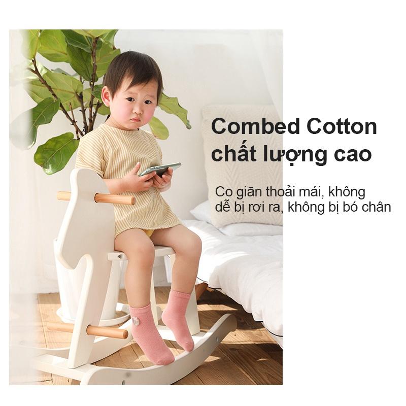 [Einmilk.ân ninh]Tất chân cho bé 0-3 tuổi cotton nguyên chất không xương SK23