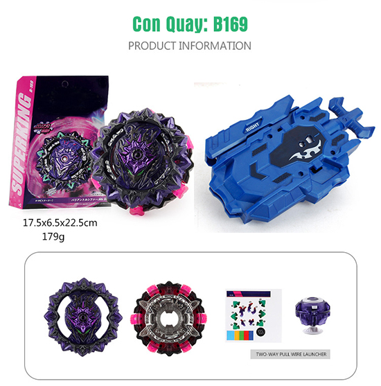 Đồ Chơi Con Quay B169 Kèm Tay Quay | Con Quay BEYBLADE B169