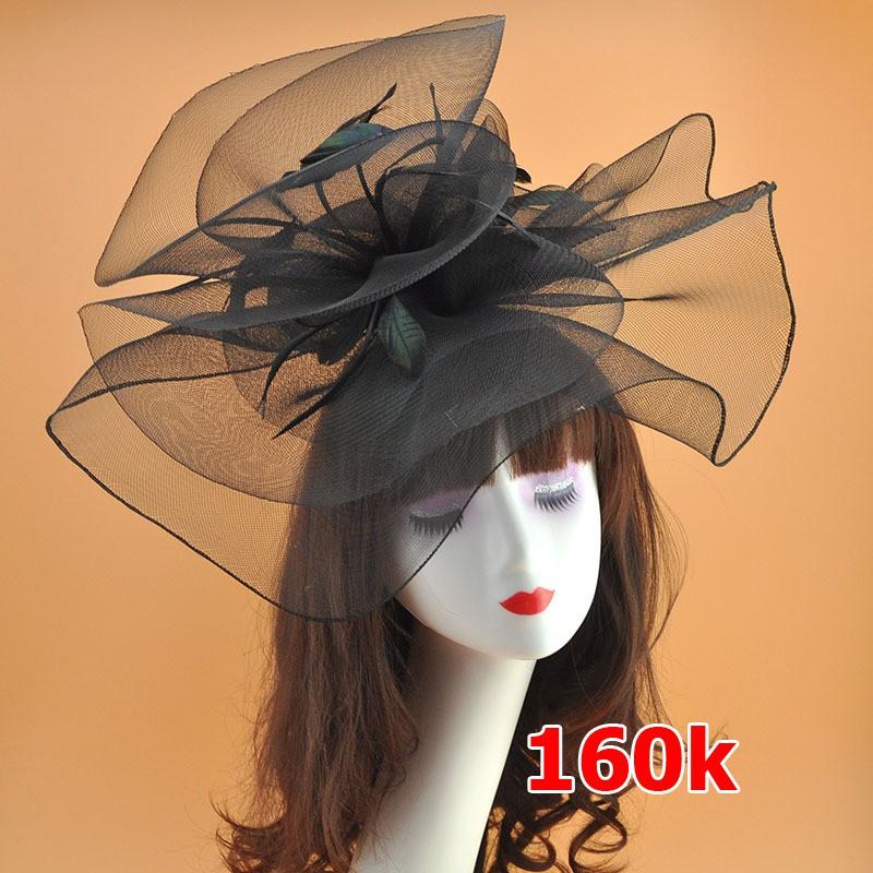 Mũ lưới đen chụp hình cô dâu - thời trang
