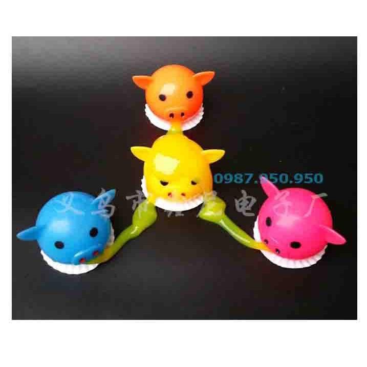 Heo Biến Thái Hút Nhả Slime Anh nôn ọe đồ chơi Gudetama cực thú vị