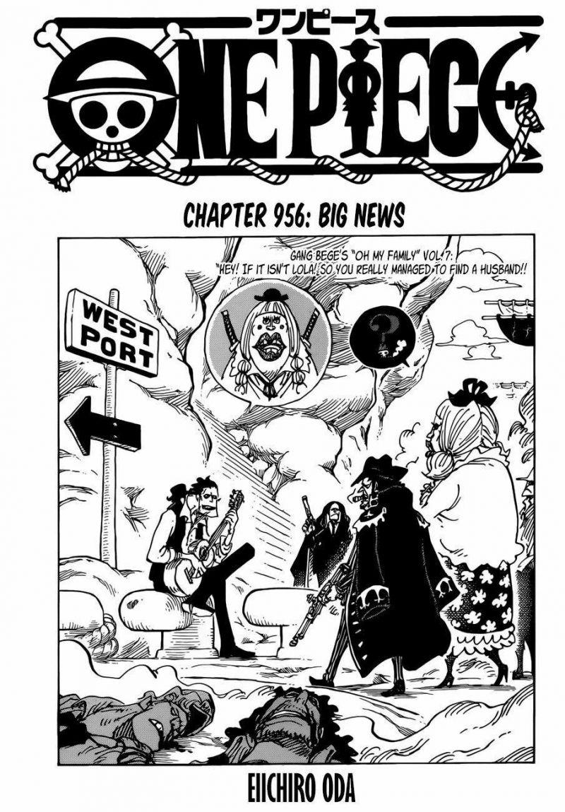 đảo hải tặc - one piece chapter 956 1