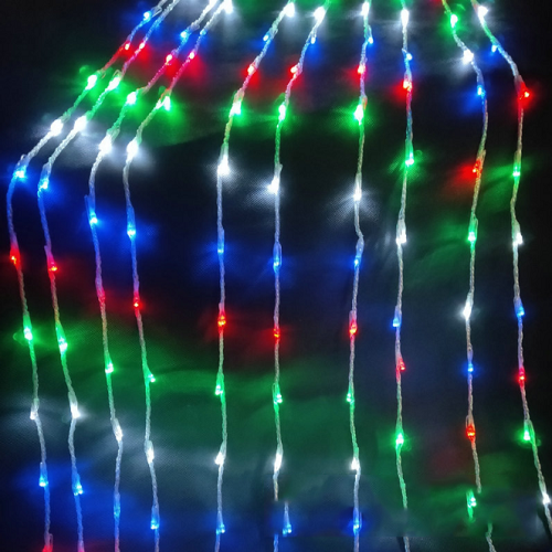 Rèm thả thác nước đủ màu ngang 3 mét x 10 sợi thả xuống 2 mét dùng trang trí Noel, Tết...