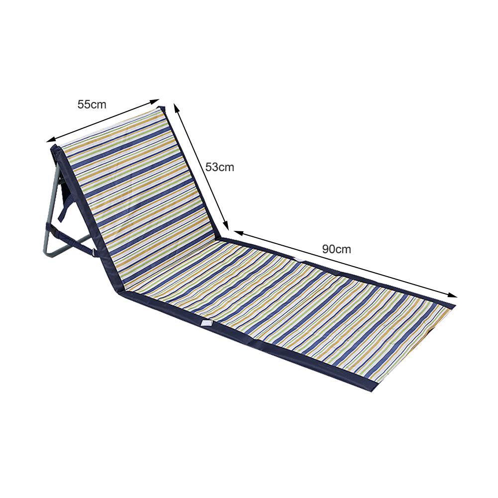 Gấp Di Động Tựa Lưng Bãi Biển Mặt Đất Thảm Ghế Nệm Lót Chống Thấm Cao Cấp Tay Lửng Cho Ngoài Trời Đi Dã Ngoại Cắm Trại Thảm