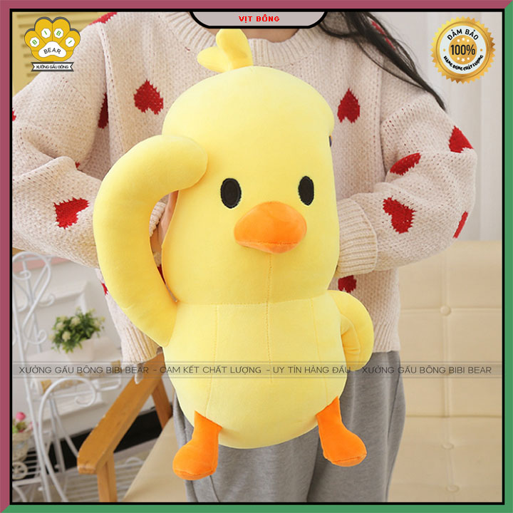 Vịt bông cute size 30cm, đồ chơi thú bông cao cấp, gấu bông giá rẻ