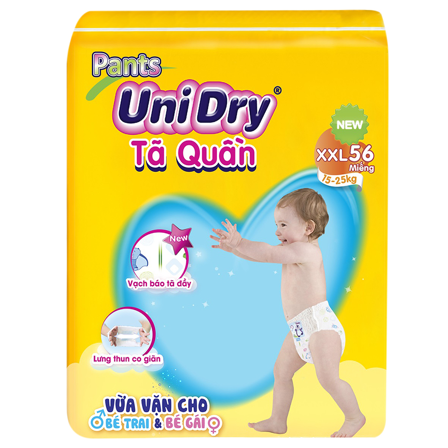 Tã quần Unidry XXL56 (15 - 25 Kg)