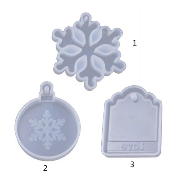 Khuôn Móc Khóa Resin Làm Trang Trí Noel Mini - Trường Thịnh Sài Gòn