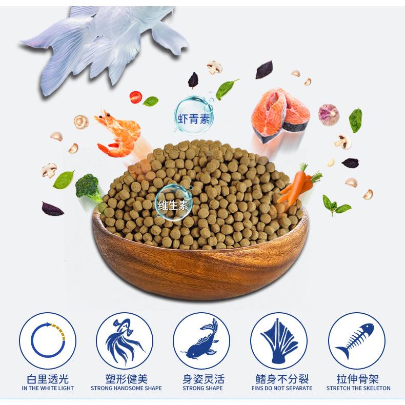 Thức ăn cho cá chép sư tử - cám cá koi bướm cao cấp- thức ăn cá cảnh - shopleo