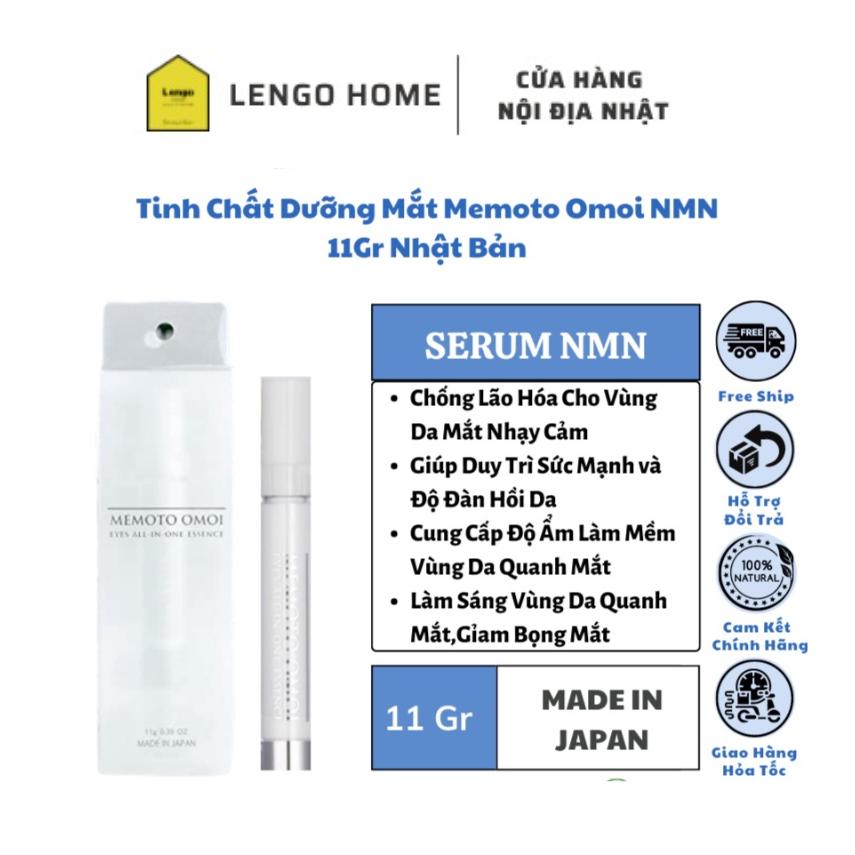 Tinh Chất Dưỡng Mắt Memoto Omoi NMN 11G Nhật Bản