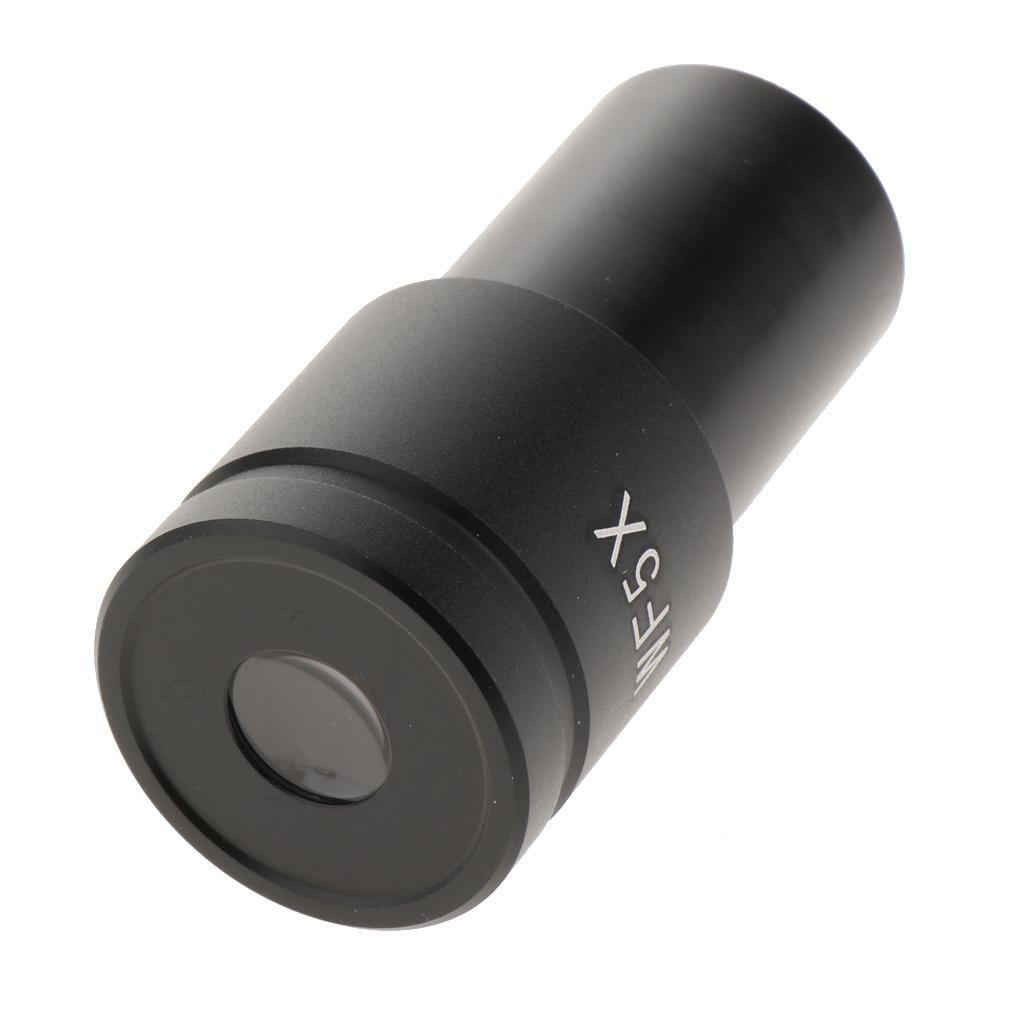 2xWF5X Biological Microscope Widefield Eyepiece Optical Lens 23.2mm for Lab