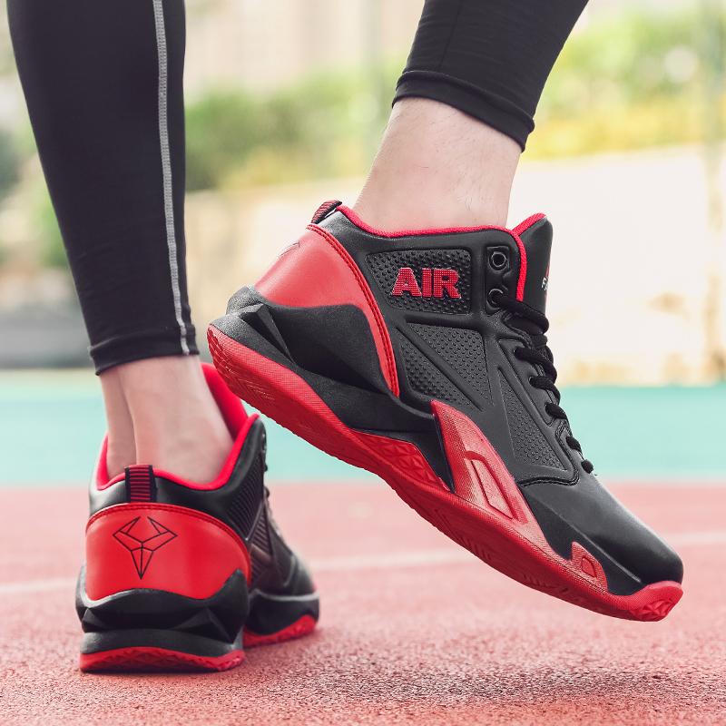 Thương Hiệu Giày Chạy Bộ Nam Trắng Cao Cấp Giày Sneaker Nam 2022 Ngoài Trời Chống Trơn Trượt Đệm Unisex Huấn Luyện Giày Bóng Rổ Người Đàn Ông Color: Black Green Shoe Size: 38