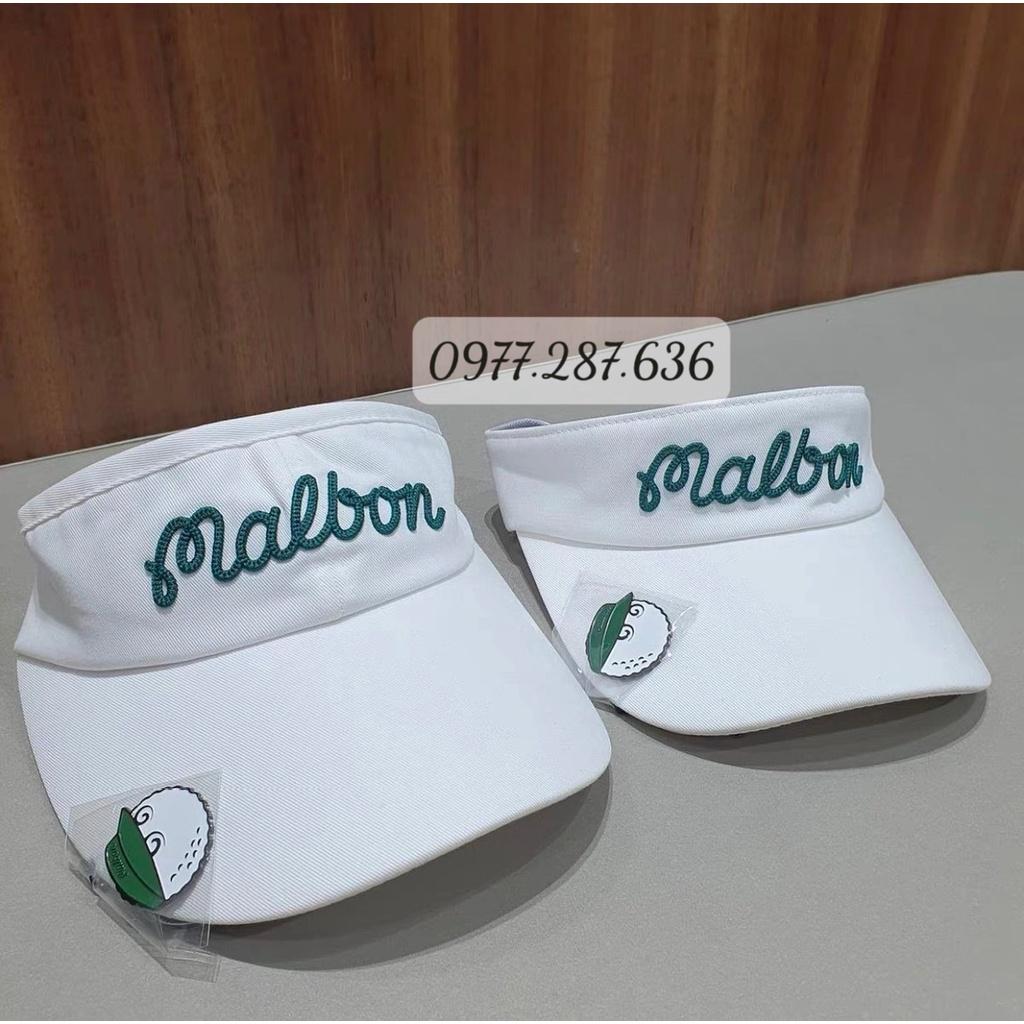 Mũ golf MALBON Nam Nữ nửa đầu phong cách thể thao chống nắng cao cấp - MG016